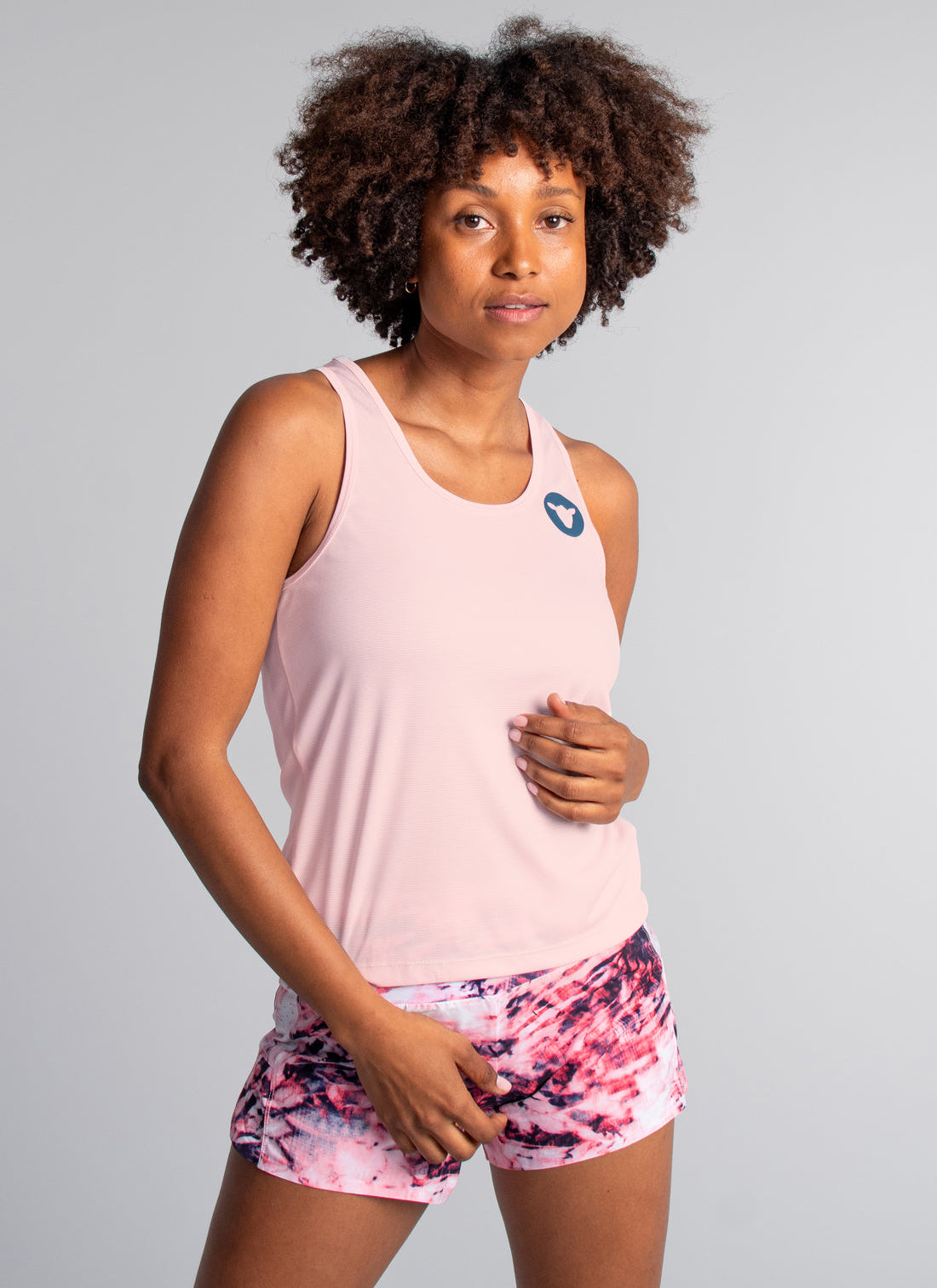 Women's Dry Singlet - Barely Pink