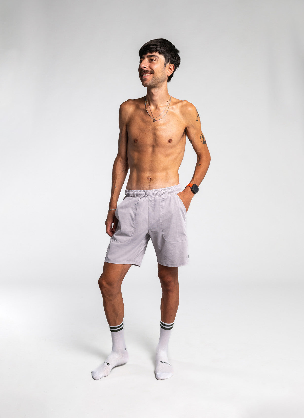 Men's Flex 9" Gym Short - Grey